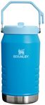 Stanley IceFlow Stainless Steel Tumbler - Vacuum Insulated Water Bottle for Home, Office or Car Reusable Cup with Straw Leak Resistant Flip Cold for 12 Hours or Iced for 2 Days, Azure, 64OZ