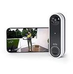 Arlo Essential Wireless Video Doorbell Camera, 1080p HD Security camera, WiFi, 2 Way Audio, Motion Detection, Built-in Siren, Night Vision, Free Trial of Arlo Secure Plan, White