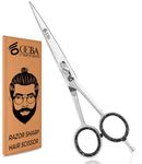 OCBA Professional 6" Hairdressing Scissor Sharp Hair Cutting Scissors for Barbers Hairdressers & Stylists Beard & Haircut Scissors for Men & Women (Classic Scissor)