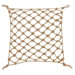 Heavy Duty Jute Rope Tear-resistant Sisal Rope Mesh Twine Netting Wall Children Pets Container Protection Net Safety Netting For Balcony Stairs Scenic Railings Garden Bar Decoration 1x7m