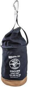 Klein Tools Flame Resistant Top Closing Canvas Bucket