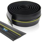 Garage Door Threshold Seal 6m Universal Garage Door Seal Rubber DIY Garage Door Seal Floor Seal Weatherproof (Black)