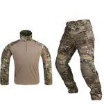 EMERSONGEAR Gen3 Uniform,Military Painball Suit,Army Airsoft Combat BDU Pants Shirts with Knee Pads (Multicam, XX-Large)