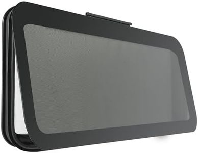 OUTPRIZE Frameless RV Window, 36" W x 22" H Tinted RV Window with Net Screen and Trim Ring, Suitable for 1-1/2" or 1-7/8" Walls, DOT Approved