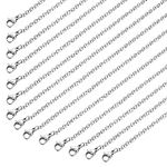 24 Pack Necklace Chains Stainless S