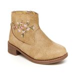 OshKosh B'Gosh Unisex-Child Galina Fashion Boot, Taupe, 5 Toddler