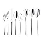 ZWILLING NOVA 63 Piece MENU Set Polished Silver Regular