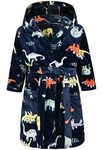 Kids Bathrobes Toddler Animal Cartoon Dinosaur Robe Boys Girls Bathrobe Children Sleepwear Unisex Novelty Pajamas 6-7 years