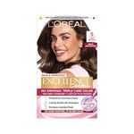 L'Oréal Paris Permanent Hair Colour, Radiant At-Home Hair Colour with up to 100% Grey Coverage, Pro-Keratin, Up to 8 Weeks of Colour, Excellence Crème, 5 Light Brown, 72ml+100g