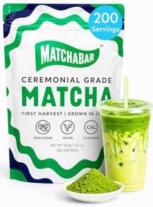 Matchabar Matcha Powder (200g) - Ceremonial Grade Authentic Japanese Matcha Green Tea Powder - Matcha Green Tea Powder Harvested in Japan - Matcha Tea Powder Latte - Zero Sugar, Vegan & 0 Calories