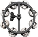 Meinl Percussion Headliner Hihat Tambourine - Tambourine Add-On for Drum Cymbals - 5-inch Diameter - Mylar / Steel, Black / Silver (HTHH1BK)