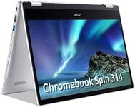 Acer Chromebook Spin 314 CP314-1H - (Intel Celeron N4500, 4GB, 64GB eMMC, 14 Inch HD Touchscreen Display, Google Chrome OS, Silver)