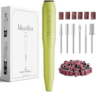 MelodySusie Pen-Shaped Portable USB Nail Drill, PC120I 20000RPM Electric Nail File with Compact Design for All Nail Care, Manicure Polishing, Shaping & Gel Removal at Home for Beginners