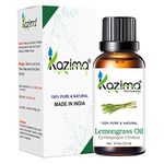 KAZIMA Lemongrass Essential Oil - 100% Pure Natural & Undiluted For Skin care & Hair (15ml)