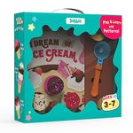 Kitchen Pretend Playset for Kids | I Dream of Ice Cream - LoveDabble | Cooking Playsets for kids 3 4 5 6 7| Household Playsets | Play with Cons, Toppings | Birthday Gifts for Boys and Girls