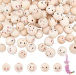 PH PandaHall 100pcs 5 Styles Smile 