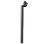 Azarxis Bicycle Seat Post 350mm Alluminium Alloy Adjustable Replacement Seat Post with Micro Adjust Clamp for MTB Road Bike BMX φ 25.4 27.2 28.6 30.4 30.8 31.6mm (Black 25.4 x 350mm)