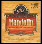 GHS Strings A250 Phosphor Bronze Mandolin Strings, Loop End, Light (.010-.038)