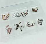 BestCity Fly Fishing 32 Epoxy Buzzers + FREE FLY BOX Size 10-14 Trout Flies UK #342,