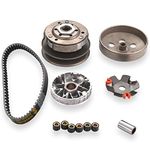 CLEO Gy6 50cc high performance clutch set，include clutch Assembly and Variator Assembly with 669 belt, fit for GY6 50cc Engine Scooter