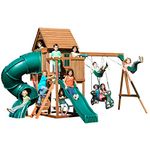 Swing-N-Slide Tremont Tower Play Set with Two Slides and Swings, Glider, Picnic Table, Telescope and Climbing Wall