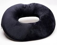 Orthopaedic Donut Ring Cushion for Coccyx Pain & Haemorrhoid Pain Relief | For Long Sitting Comfort and Support | Suitable for Wheelchairs & Cars | Use in Office or Kitchen Chair