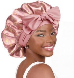 YANIBEST Adjustable Soft Satin Bonnet Sleeping Reduce Frizz, Double Layer