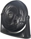 Comfort Zone PowrCurve High Velocity Floor Fan with Wall-Mounting Capabilities, 20 inch, 3 Speed, 180 Degree Adjustable Tilt, Ideal for Home, Bedroom, Gym & Office, CZHV201BS