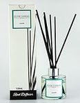 Seaside Reed Diffuser - Clyde Candles, Luxury Diffuser Oil with a Set of 7 Fibre Sticks, 100ml, Best Aroma Scent for Home, Kitchen, Living Room, Bathroom. Fragrance Diffusers set with sticks