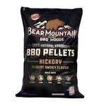 Bear Mountain Premium BBQ Woods 100 Percent All Natural Hardwood Hickory Pellets, Perfect for Pellet Smokers & Grills for Wood-Fired Flavor, 20 Lb Bag