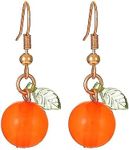 Funny Orange Fruit Drop Earrings Gi