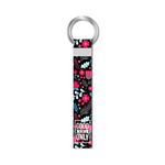 SIGNOOGLE fabric 1 Pcs Good Vibes Only Lanyard Keychain Tag Holder For All Bikes Cars Rider Boys Girls Keychains Tag Holder (6 X 1 Inch) (Multicolored 7)