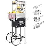 ROVSUN Popcorn Machine with Cart, W