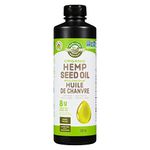 Manitoba Harvest Organic Hemp Seed Oil, 8g of Omegas 3&6 Per Serving, Non-GMO, Vegan, Gluten-Free 500ml