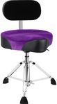 AKLOT Saddle Drum Throne with Backr