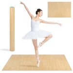 5MM Extra-Thick Marley Dance Floor, 90x120CM Dance Floor Mat, Non-Slip Shock-Absorbing Portable Marley Floors, Ballet Jazz Pop Practice Floor for Home Studio School