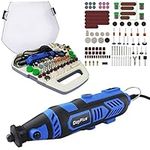 135W Corded Power Rotary Tool Kit Set with 252 Accessories, Multi Tool Power Tool Combo Kits, Variable Speed 10000-33000RPM, Mini Grinder, Drill, Cut, Trim, Grind & Sand in DIY Repairs,Hobbies & Craft