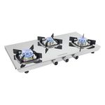 Everflame Photon 3 Burner Gas Stove | Manual Ignition | 5G Brass Burners | ISI Certified | SS Cooktop | 5 Years Warranty on (Body & Burners) + 2 Year Comprehensive Warranty + Doorstep Service