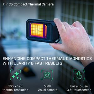 FLIR C5 Thermal Imaging Camera – Compact Infrared Handheld Device