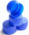 Best E Goods Grebe Caps Sneak Alcohol Anywhere, Reseal Your Water Bottle Perfectly 28mm (12) | Leak Free, Fits Fiji | Bootleg, Smuggle, Hide Liquor to Concerts, Sports, Festivals | 12 Blue Screw Lids