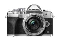 OM SYSTEM Olympus E-M10 Mark IV Silver Micro Four Thirds System Camera M.Zuiko Digital ED 14-42mm F3.5-5.6 EZ kit 20MP Sensor 5-Axis Image Stabilization 4K Video Wi-Fi