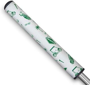 iWinpros Putter Grip Size 3.0, Lightweight Golf Putter Grip, Textured Comfort Design for Superior Control, Anti-Slip Pattern Polyurethane Grips for Golf (Green)