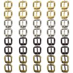 Jomevia Metal Roller Buckles Belts Hardware Pin Buckle for Bags Leather Belt Strap (Assorted Color, 40 pcs), Assorted Color, 3/4 Inch