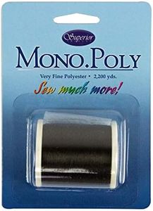 Superior Threads Mono Poly Superior Invisible Quilting Thread - Smoke