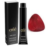 Cree Professional Permanent Hair Color, 100ml - 3.4 fl.oz. (Intense Red Blond 7.66)