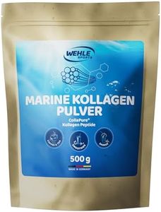 Marine Kollagen Pulver 500g - Collagen Hydrolysat Peptide - Markenrohstoff CollaPure® - Wehle Sports Fisch Kollagen - Neutral - Verpackung kann variieren