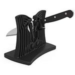 Knife Sharpener As Seen On TV, Homegician Kitchen Knife Edge Sharpener, Newest Metal knife Sharpener, Hone,Sharpens, Beveled, Polishes Dull, Serrated, Standard Blades & Chef's Knives