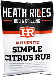 Heath Riles BBQ Rub, Simple Citrus Rub Seasoning, Champion Pitmaster Recipe, Shaker Spice Mix, 2 lb./32 oz.