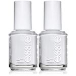 essie nail polish, blanc, white nail polish, 0.46 fl. oz, 2 count