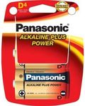 Panasonic AM1PA Alkaline D Plus Batteries - Pack of 4